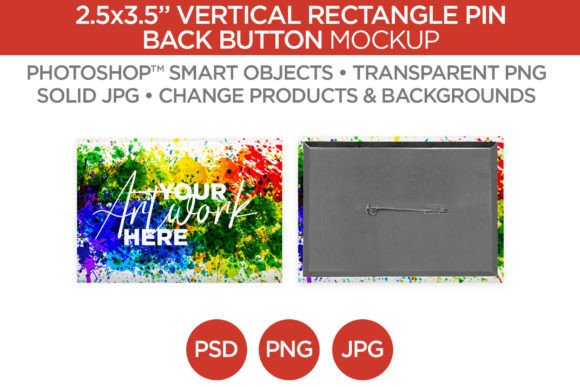 Download 2.5x3.5" Horizontal Rectangle Button Mag - Premium Resources
