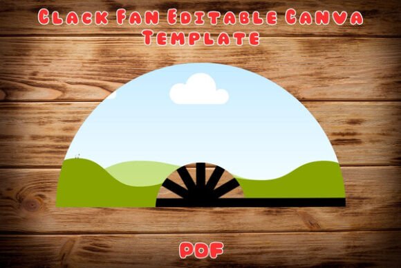 Download Editable Clack Fan Template PDF Canva - Fan template Collection