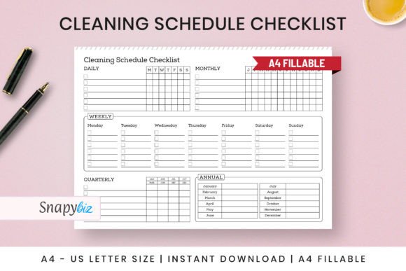 Download House Cleaning Schedule for Moms - Schedule Collection