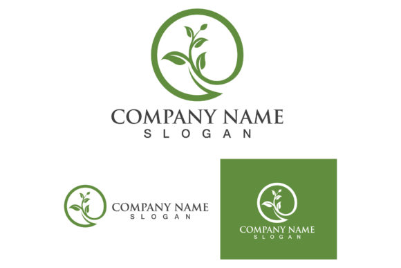 Download Green Leaf Nature Logo and Symbol - Premium Bundle
