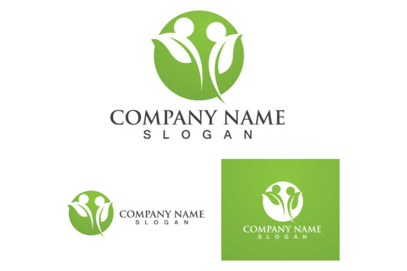 Download Green Leaf Nature Logo and Symbol - Premium Bundle