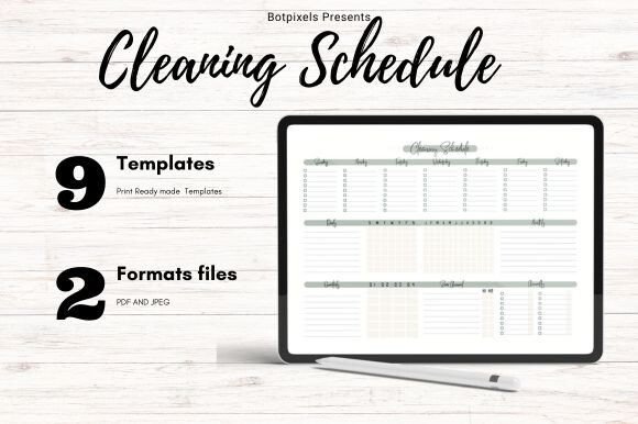Download PrintReady Cleaning Schedule Bundle - Premium Resources